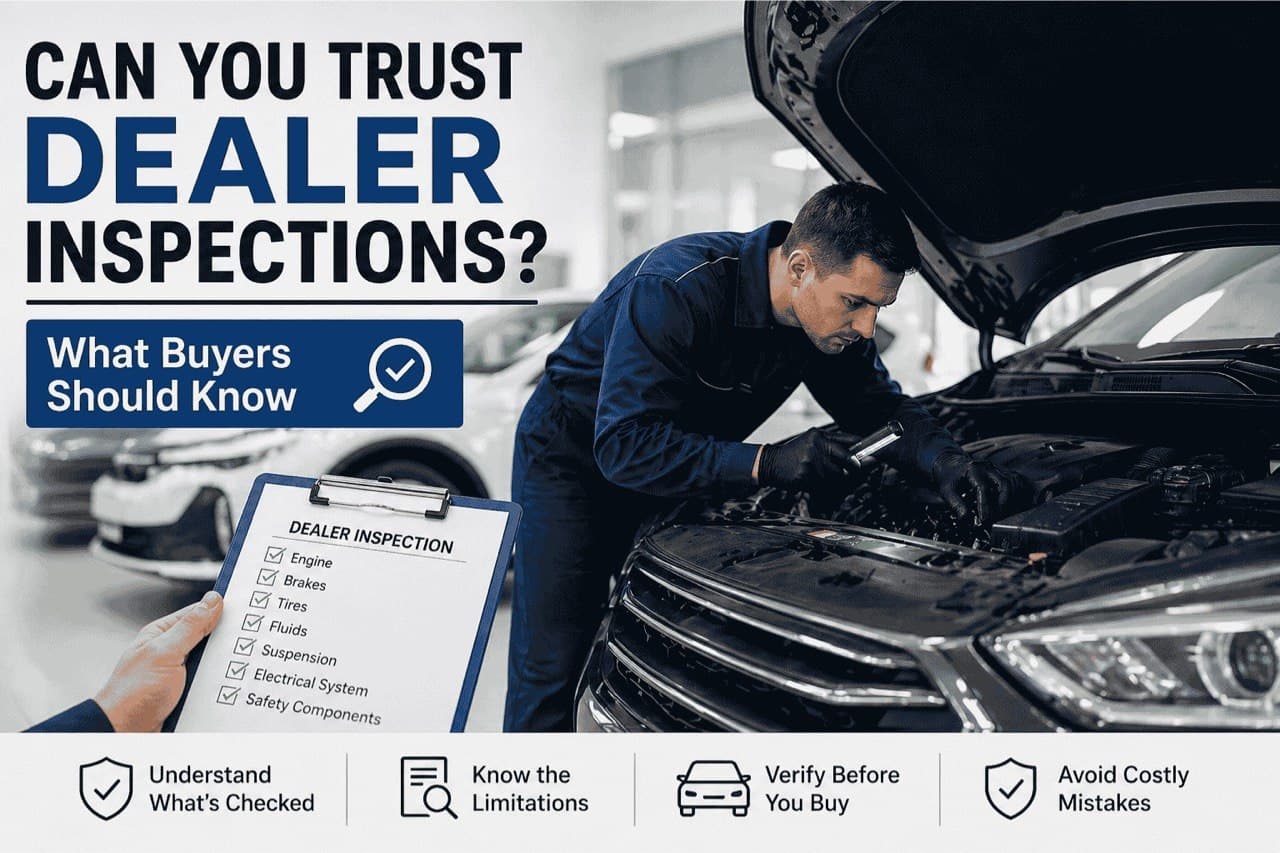 {"root":{"children":[{"children":[{"detail":0,"format":0,"mode":"normal","style":"","text":"Can You Trust Dealer Inspections? Full Guide","type":"text","version":1}],"direction":null,"format":"","indent":0,"type":"paragraph","version":1,"textFormat":0,"textStyle":""}],"direction":null,"format":"","indent":0,"type":"root","version":1}}