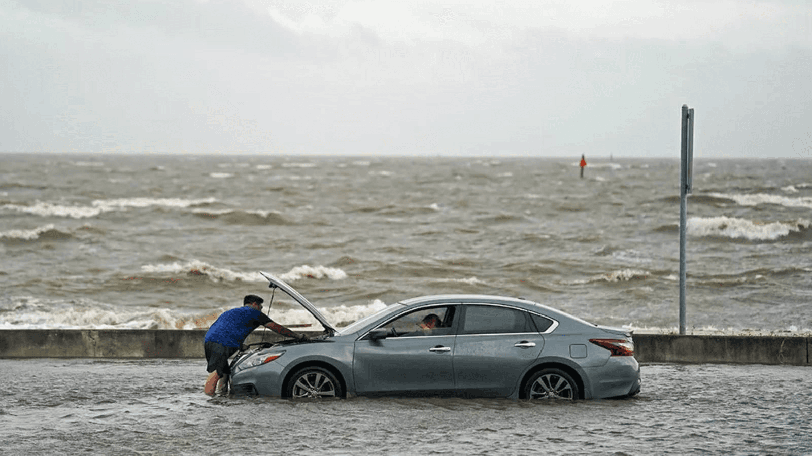 Flood Damaged Car
